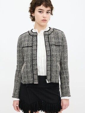 ISABEL MARANT | $430 Laura Tweed Blazer Jacket Sz 38